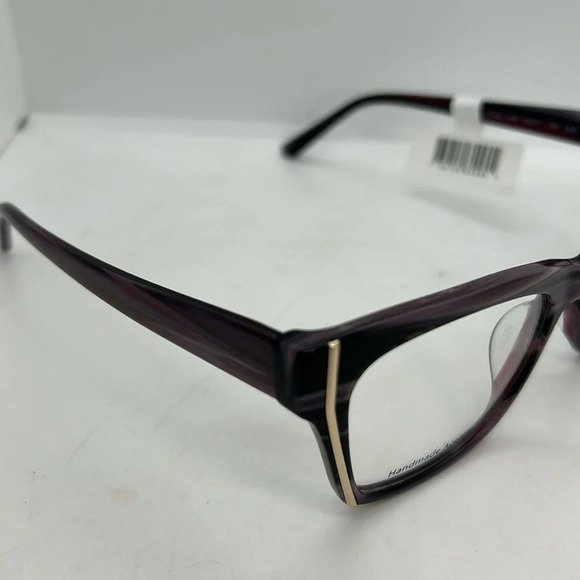 L.A.M.B. LA100 PUR Eyeglasses Frames Case RX-able Purple Horn NWT